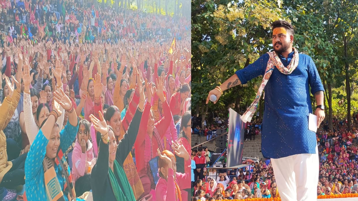 Siddhpeeth Shri Sidhbali Mahotsav devotees Crowd gathered on the last day Kotdwar Uttarakhand
