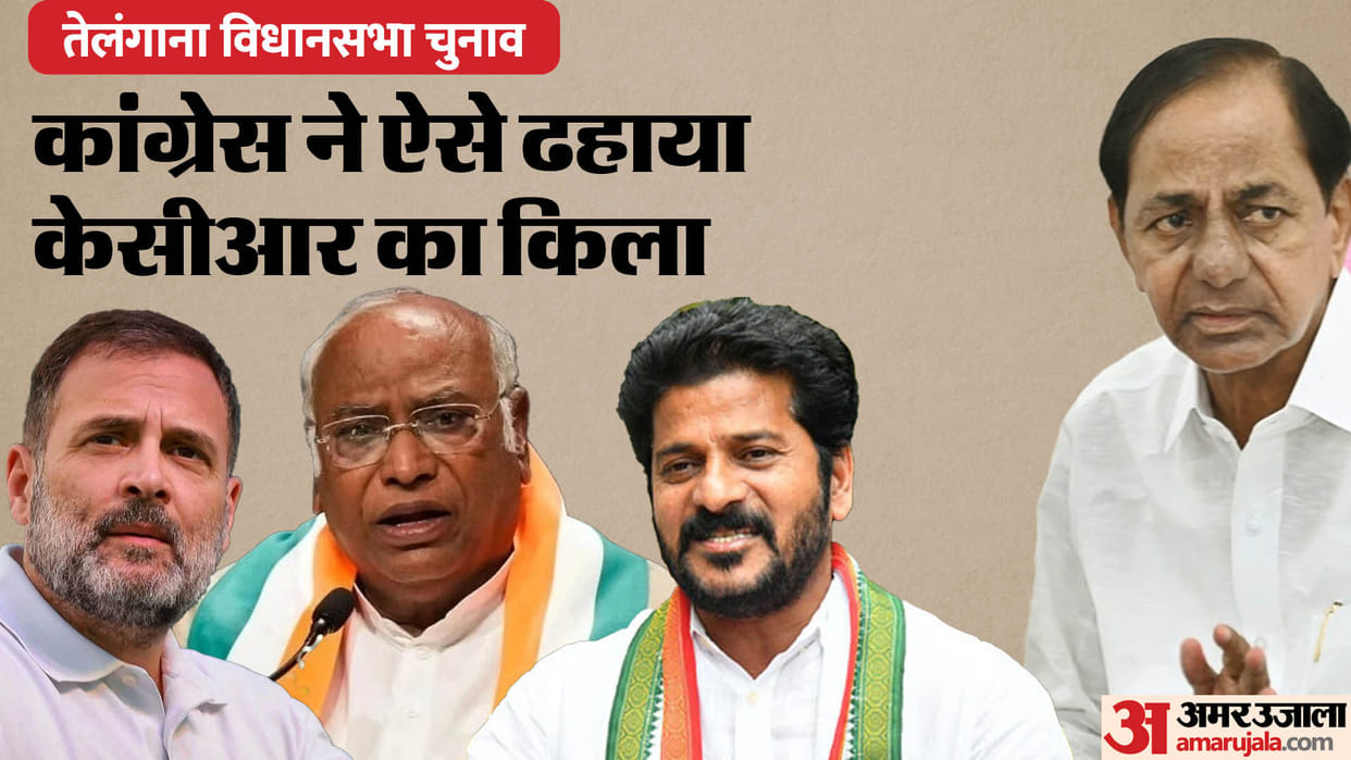 election results 2023: Five reasons of Congress win over KCR in telangana