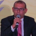 पूर्व अमेरिकी विदेश मंत्री हिलेरी क्लिंटन और मालदीव के पूर्व राष्ट्रपति नशीद (फाइल)