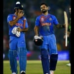 MS Dhoni and Virat Kohli