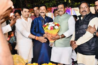 भोपाल बेरसिया विधायक विष्णु खत्री एवम हुजुर विधायक रामेश्वेर शर्मा