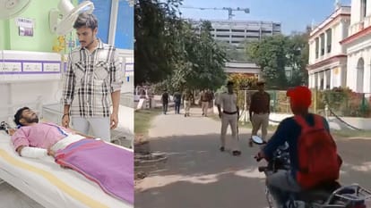 Bihar News: Bombing and firing in Patna University, clash between students of two hostels, Patna College News
