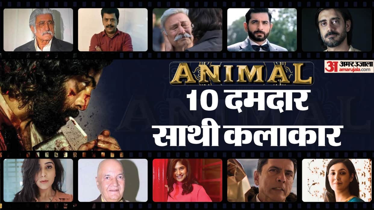 10 brilliant supporting actors movie animal charu shankar saloni batra anshul Chauhan Siddhant babloo upendra