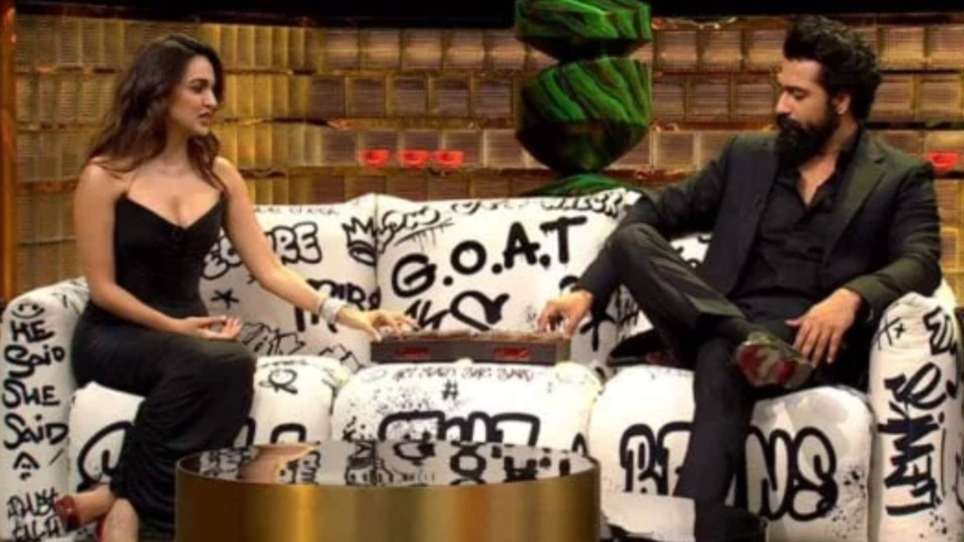 Koffee With Karan 8 promo Sam Bahadur Vicky Kaushal Kiara Advani made revelations about their Partners
