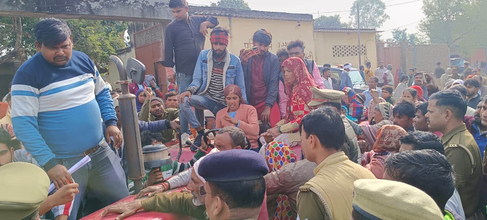 Tension due tomurder in Hastinapur: family members refused to perform last rites, clash with police