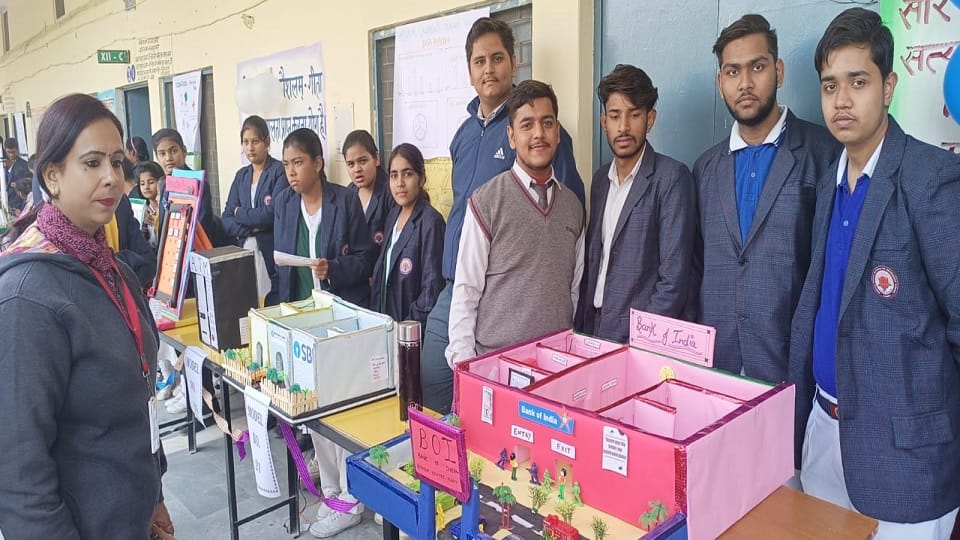 Science, commerce and art exhibition held in Neehar Meera School