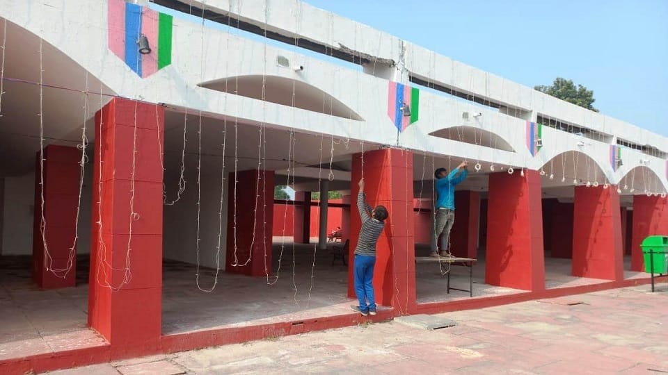 Brahma Sarovar started getting decorated like bride in Kurukshetra, three days left in Geeta Jayanti Mahotsav