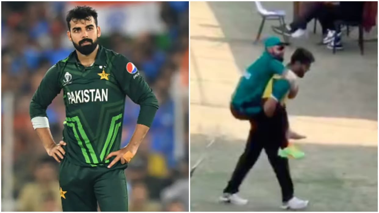 Shadab Khan Taken Off Field In after injury social media reaction National T20 Cup Rawalpindi vs Sialkot