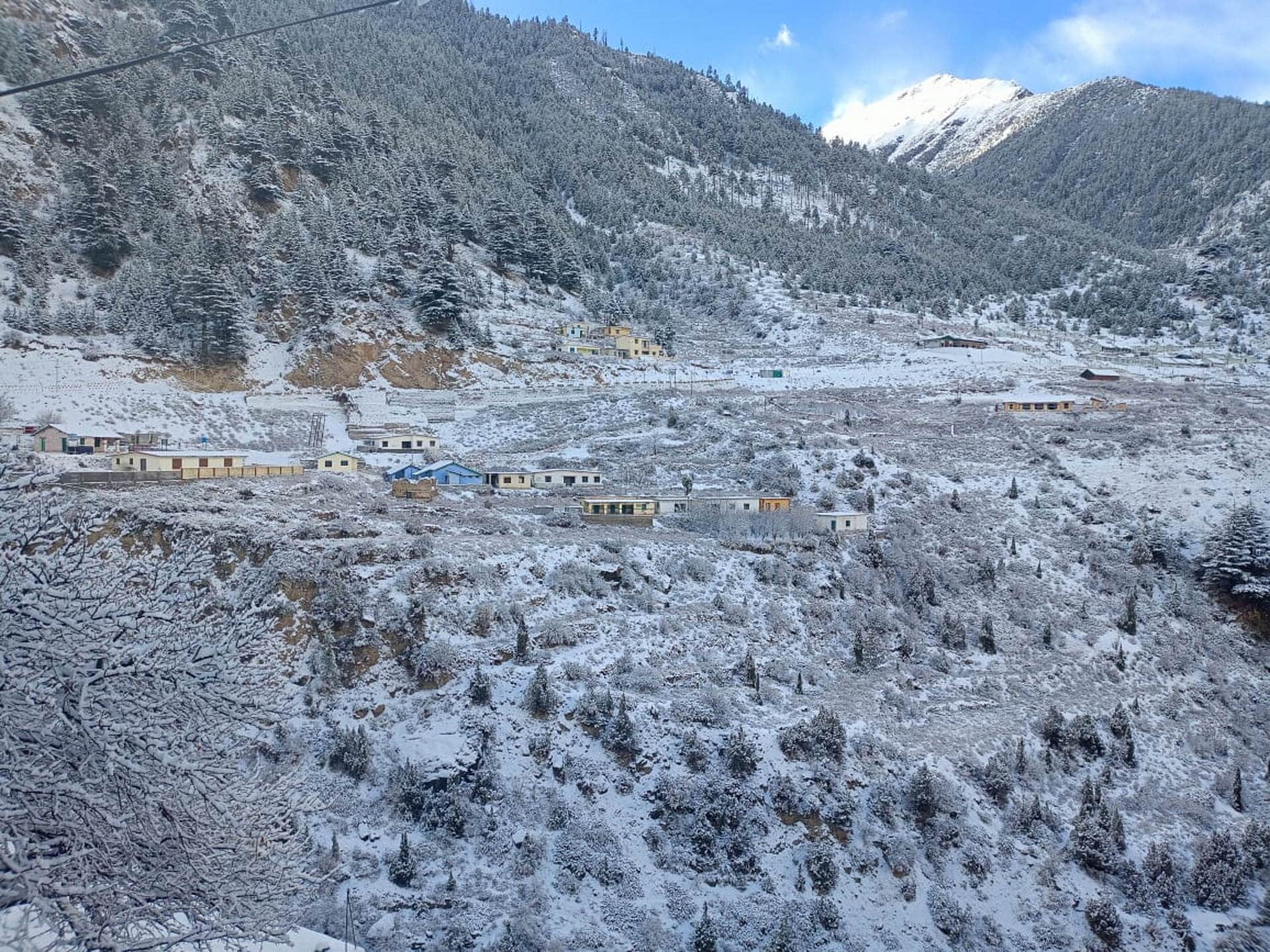 Uttarakhand Timmersain Mahadev Snow Shivling of Baba barfani in niti valley China border 2023 first photo