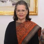 सोनिया गांधी के साथ शर्मिष्ठा मुखर्जी