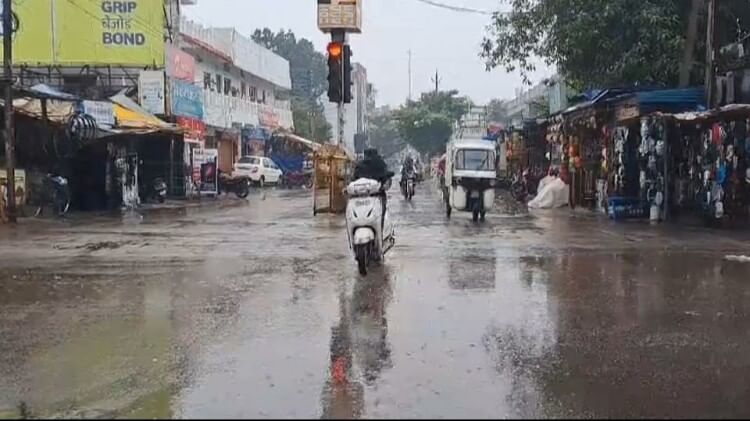 Rajnandgaon: मिचौंग तूफान का दिखा असर, सुबह से रुक-रुक कर हो रही बारिश, किसानों को सता रही चिंता