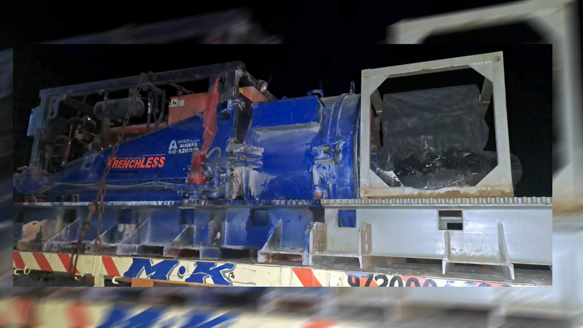 American auger machine come by plane during Silkyara tunnel accident returning by road Uttarkashi Tunnel