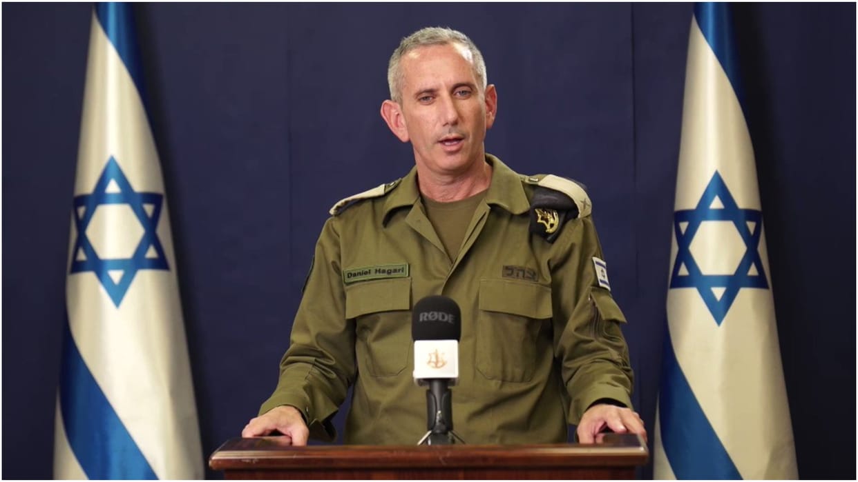 Israel Hamas war idf spokesperson daniel hagari on hamas violation of the hostage release agreement