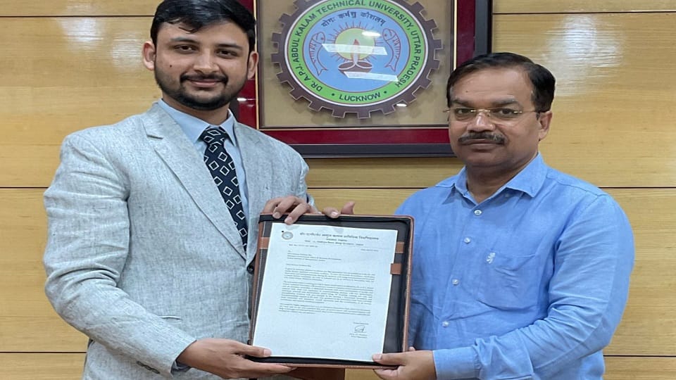 Naveen Krishna Rai named advisor of Innovation Hub in Dr. APJ Abdul Kalam Technological University
