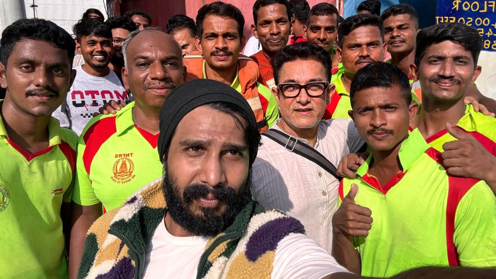 Aamir Khan south actor Vishnu Vishal rescued from floods in Chennai actors Thanked fire and rescue department