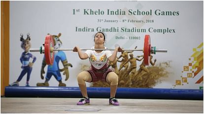 Khelo India: Weightlifter Sharbani won gold, defeated Sneha of Odisha