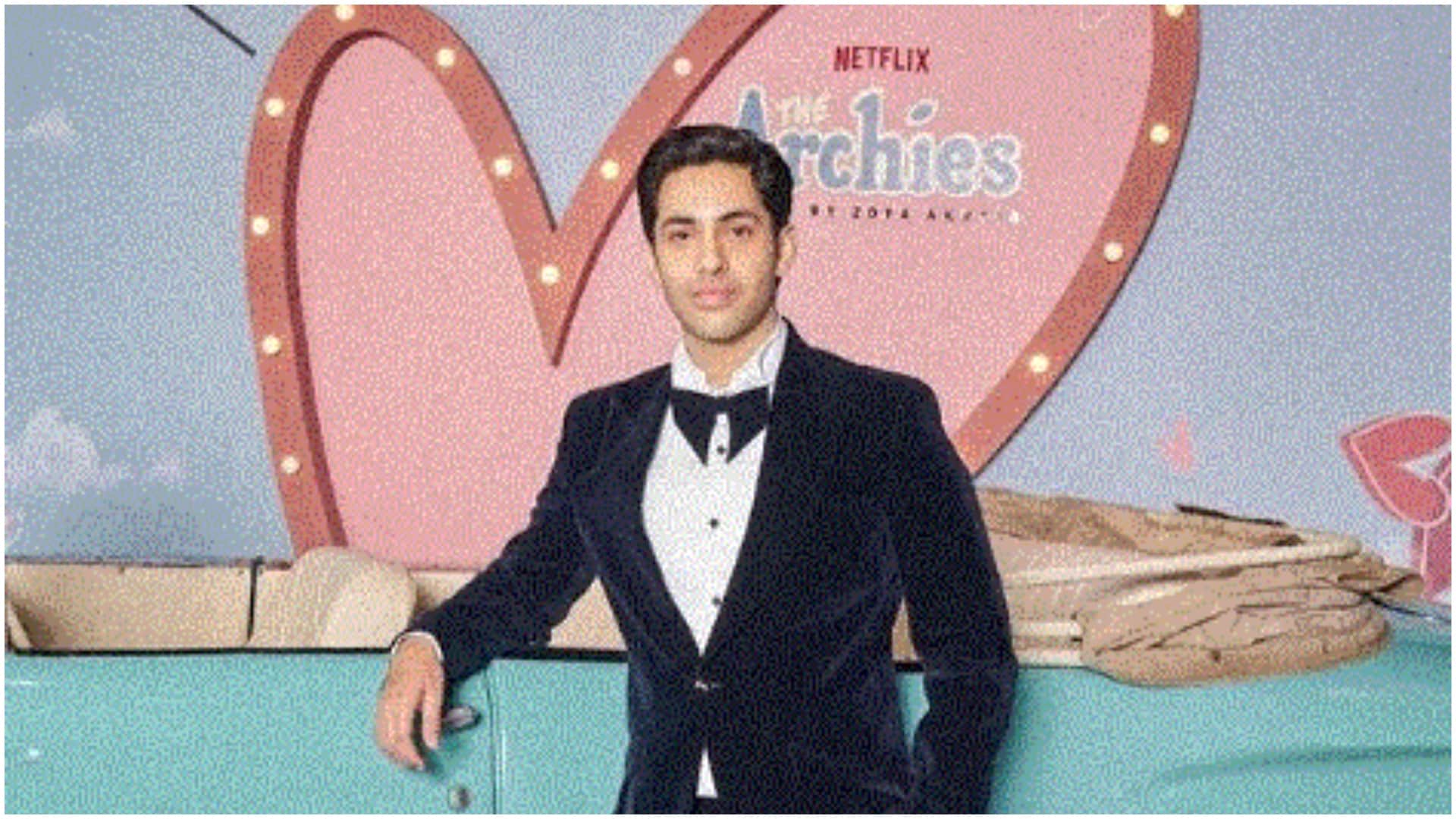The Archies: Agastya Nanda poses with Amitabh Bachchan and Abhishek at grand premiere of his debut film