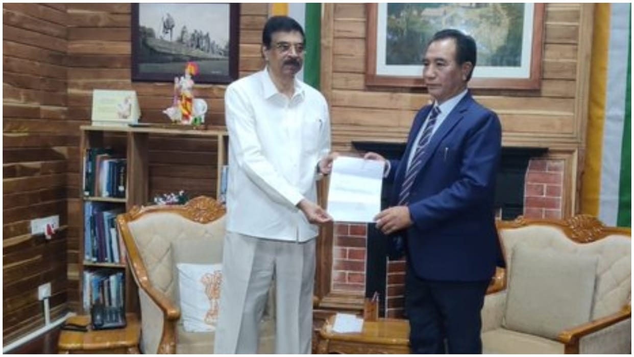 Mizoram Assembly election 2023 zpm leader lalduhoma meets governor