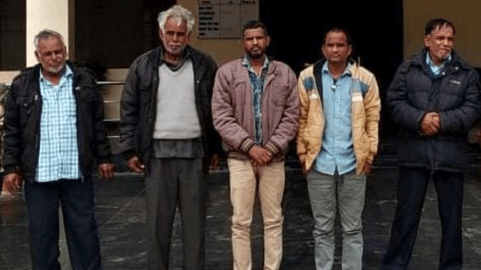 Kokhraj police arrested five and sent them to jail on charges of human trafficking