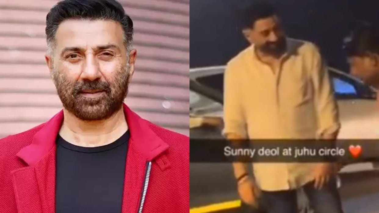 Sunny Deol spotted wandering alone at night in Mumbai as rickshaw driver pulls up to help actor video viral