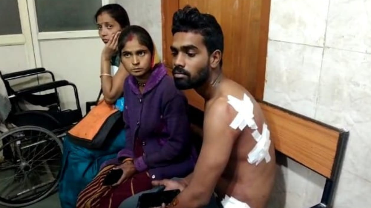 A young man who went to borrow money was attacked with a knife.