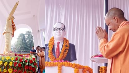 CM Yogi Adityanath paid tribute to Dr Bhimrao Ambedkar on his death anniversary.