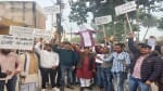 गोगामेड़ी की हत्या के विरोध में निकाली गई जन आक्रोश रैली