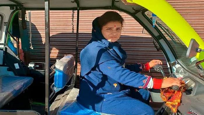 Bhaderwah: Valley's first female e-rickshaw driver breaking stereotypes