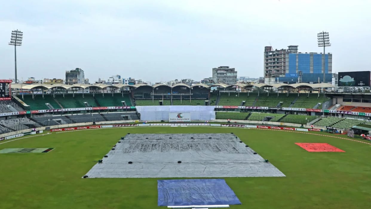 BAN vs NZ Bangladesh-New Zealand test match second day game washed out due to rain