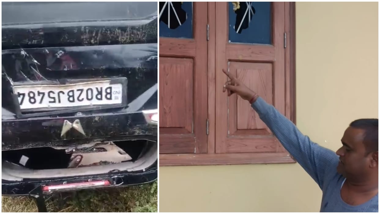 Bihar News : Criminals attacked the house of road contractor in Gaya, demanded Rs 20 lakh as extortion money.