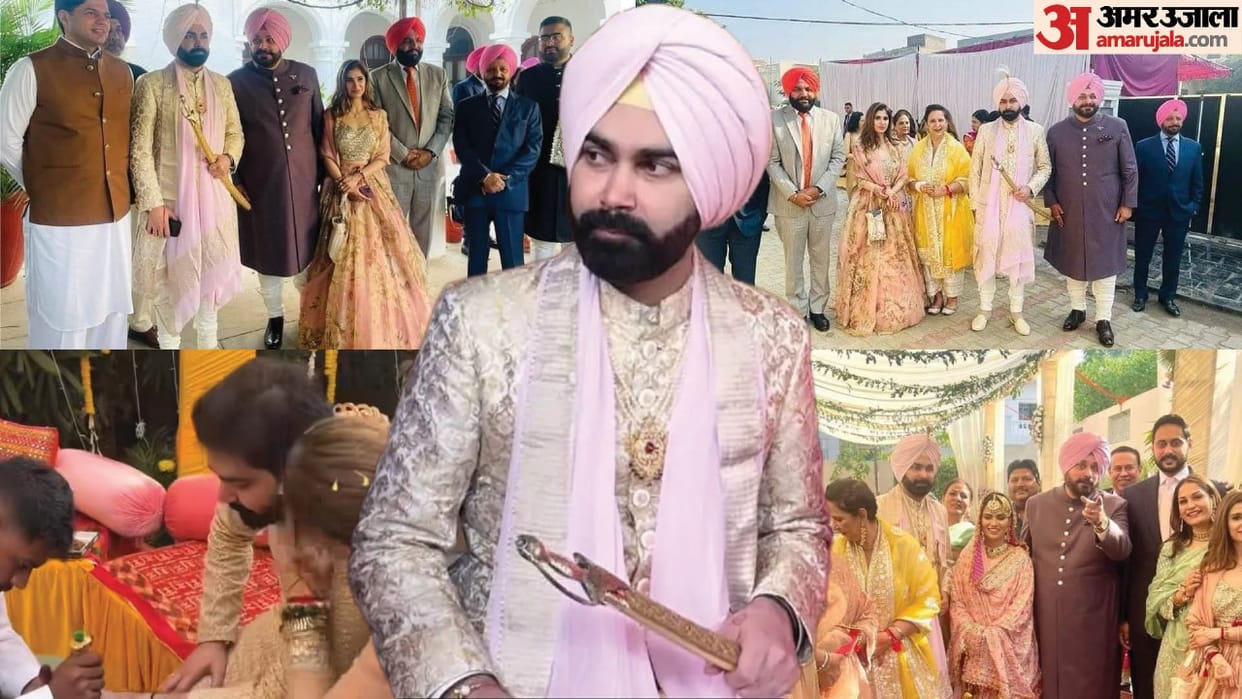 Navjot Singh son Karan ties the knot with Patiala Inayat see wedding pics