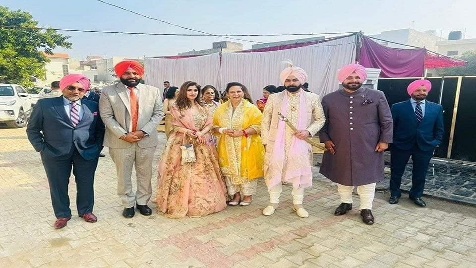 Navjot Singh son Karan ties the knot with Patiala Inayat see wedding pics
