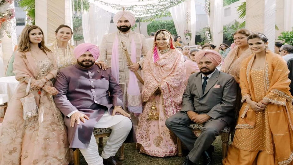 Navjot Singh son Karan ties the knot with Patiala Inayat see wedding pics