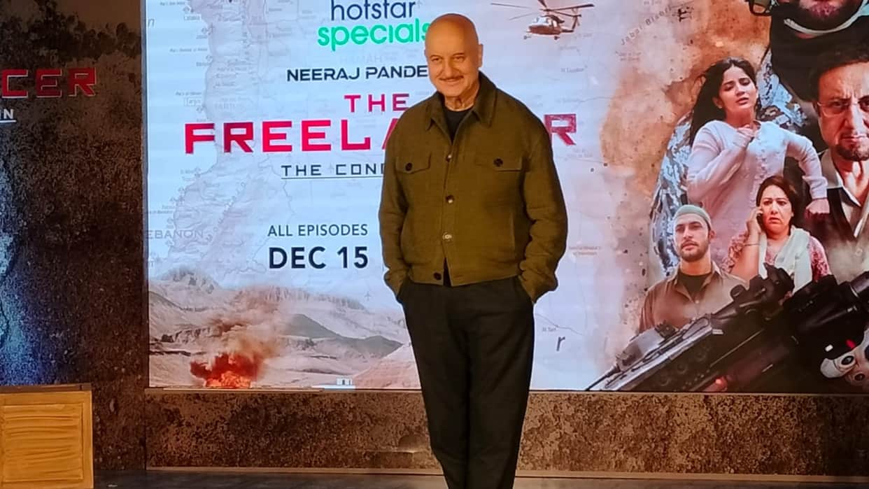 The Freelancer The Conclusion Event Anupam Kher Talks about his how he ask for every Week