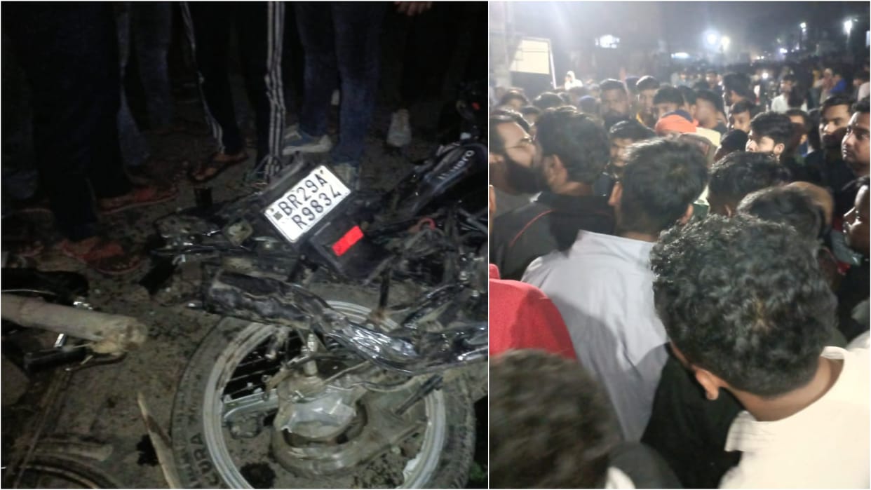 Bihar Police unable to control traffic, Truck crushed BPSC Teacher candidates after exams in siwan, many died