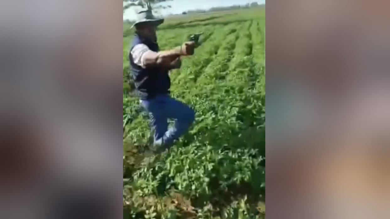 Bijnor: Bollywood actor Bhupendra had fired bullets in filmy style and video viral