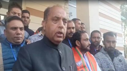 HP Politics: जयराम ठाकुर बोले- प्रतिभा सिंह का बयान सरकार की स्थिति बताने के लिए काफी jairam thakur Time for brainstorming, not celebration for state govt and Congress