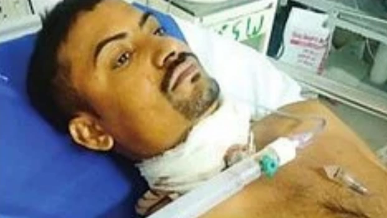 A man attacked on her beloved in Kaiserbag in Lucknow.