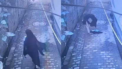 Video of suspicious man roaming on road wearing burqa goes viral in Bareilly