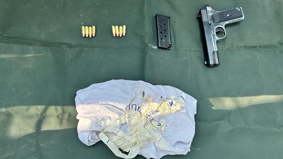Jammu Kashmir: Weapons and objectionable material recovered from forest area of Rajori