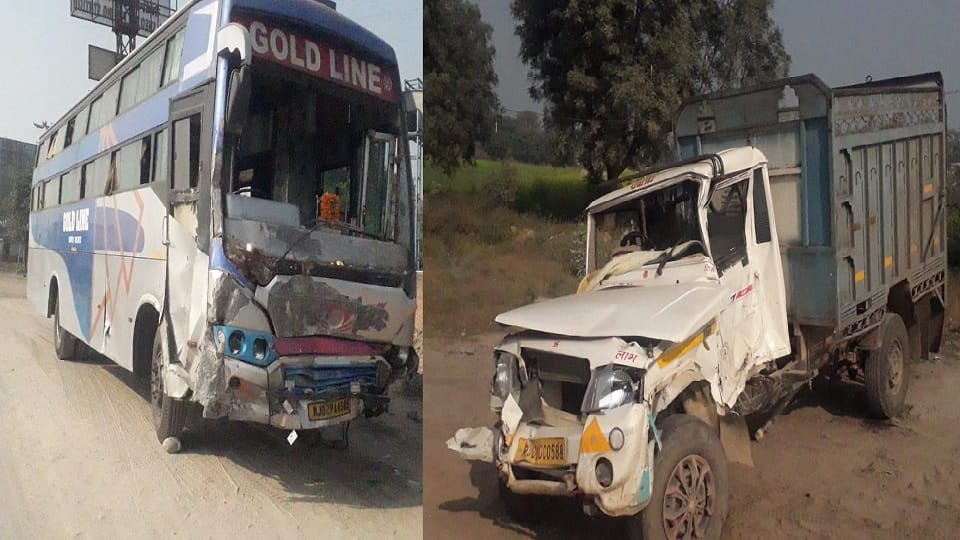 Major road accident in Rewari, two youth died