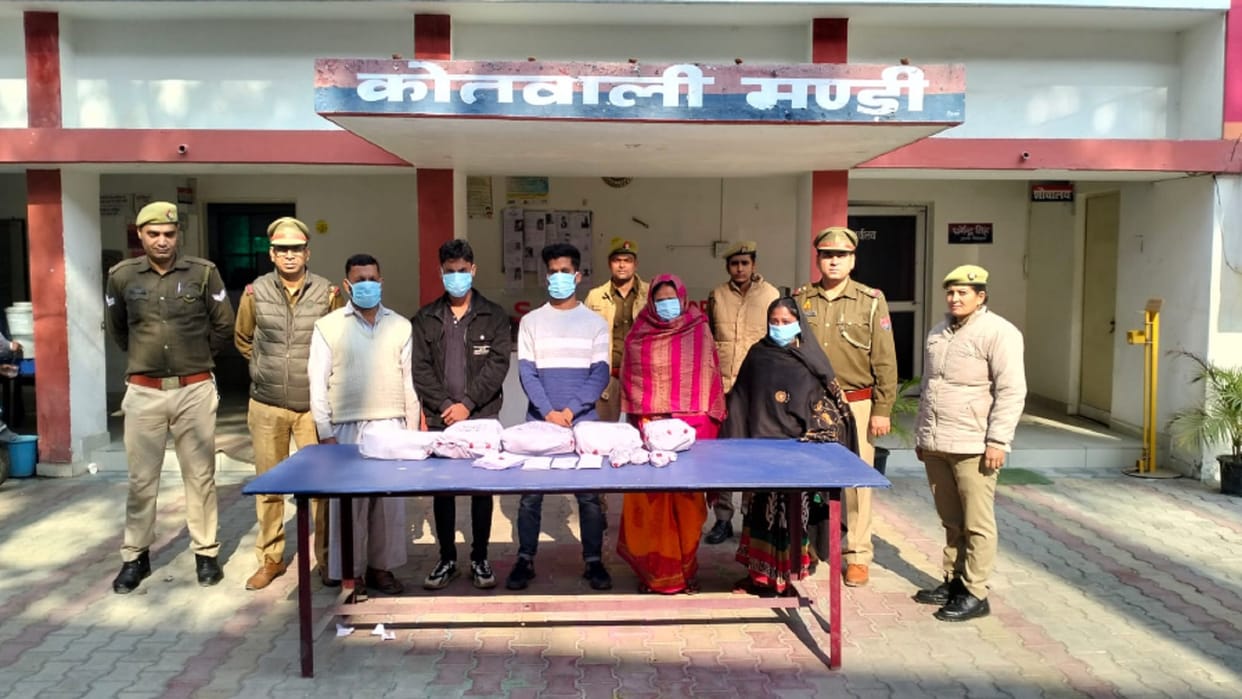 Bareilly STF and Saharanpur Police arrested five smugglers with 15 kg of hashish