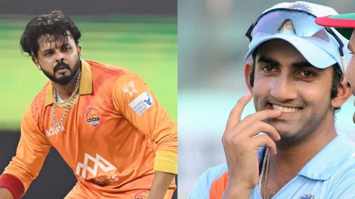 Sreesanth in trouble after accusing Gautam Gambhir LLC commissioner gives notice