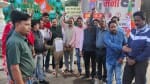 बीजेपी ने किया पुतला दहन