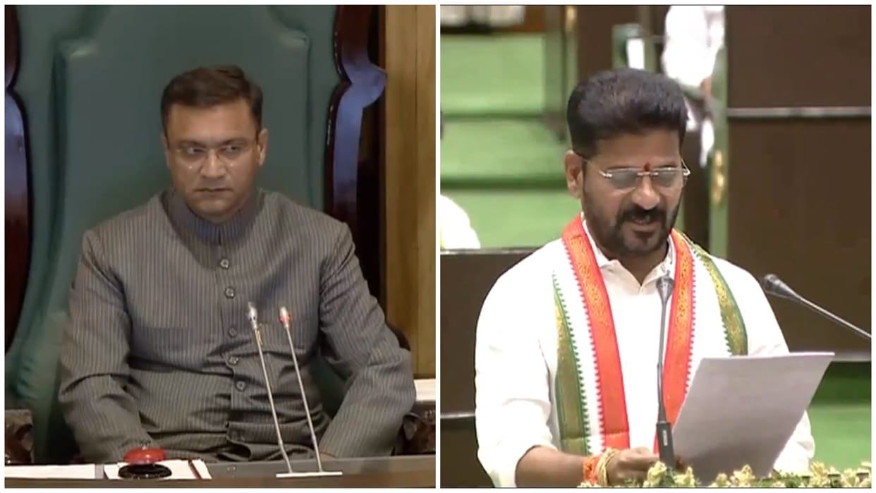 Telangana Protem Speaker controversy after appointment of AIMIM Akbaruddin Owaisi BJP protests news in hindi