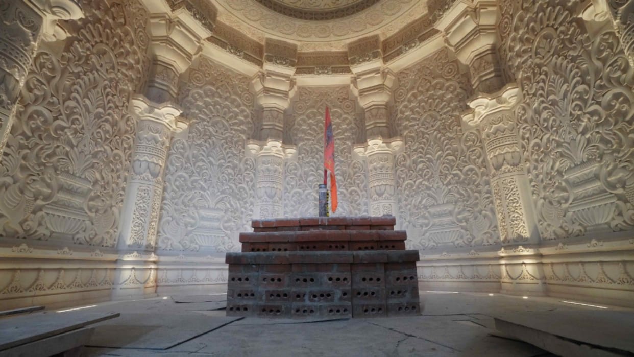 Ayodhya Ram Mandir Construction Update Garbhagriha Ramlala Statue Photos