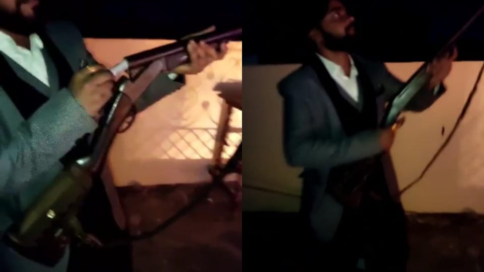 Harsh firing from licensed gun at wedding ceremony in Buduan