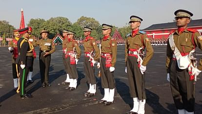 Indian Military Academy IMA POP 2023 Today 372 officers pass out Sri Lankan CDS took parade salami