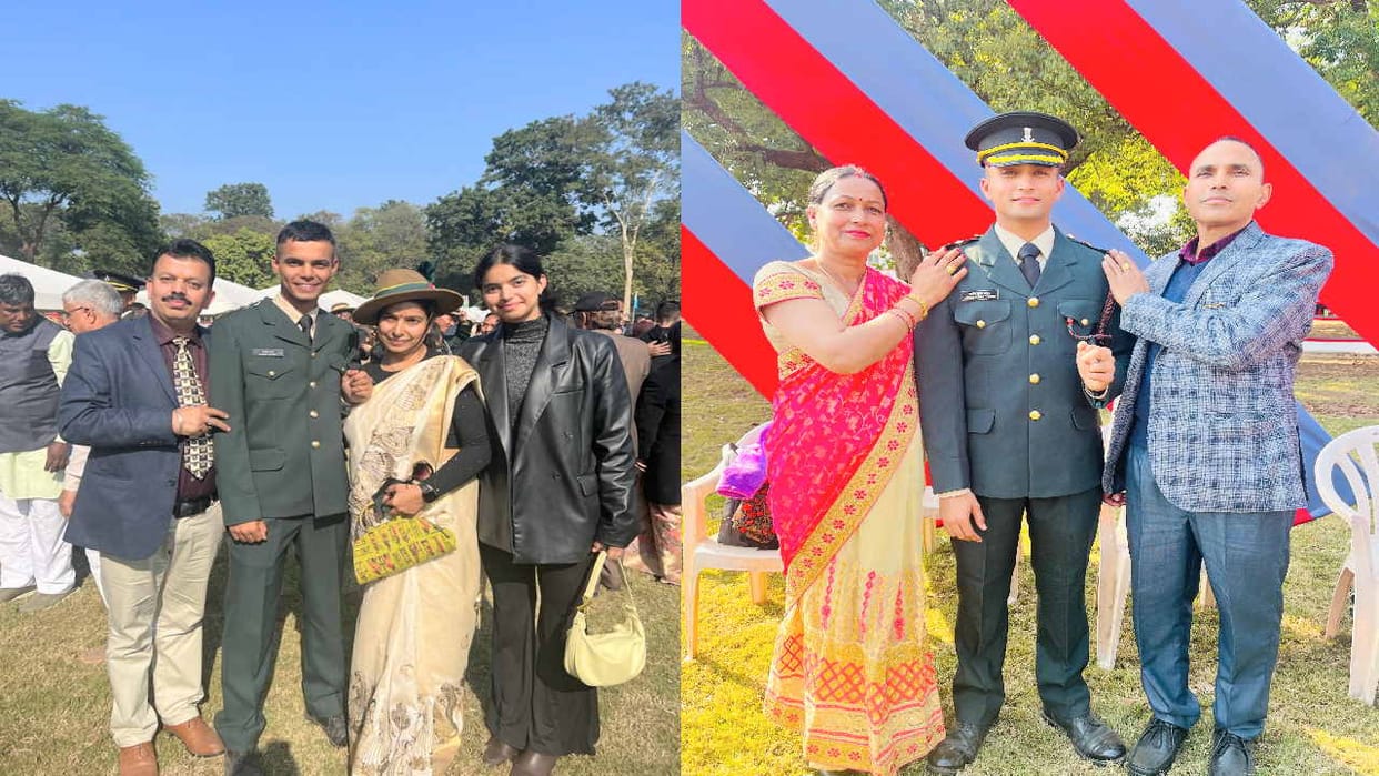 IMA POP 2023: Swastik Sharma and Ashish Thakur became lieutenants in the Indian Army.