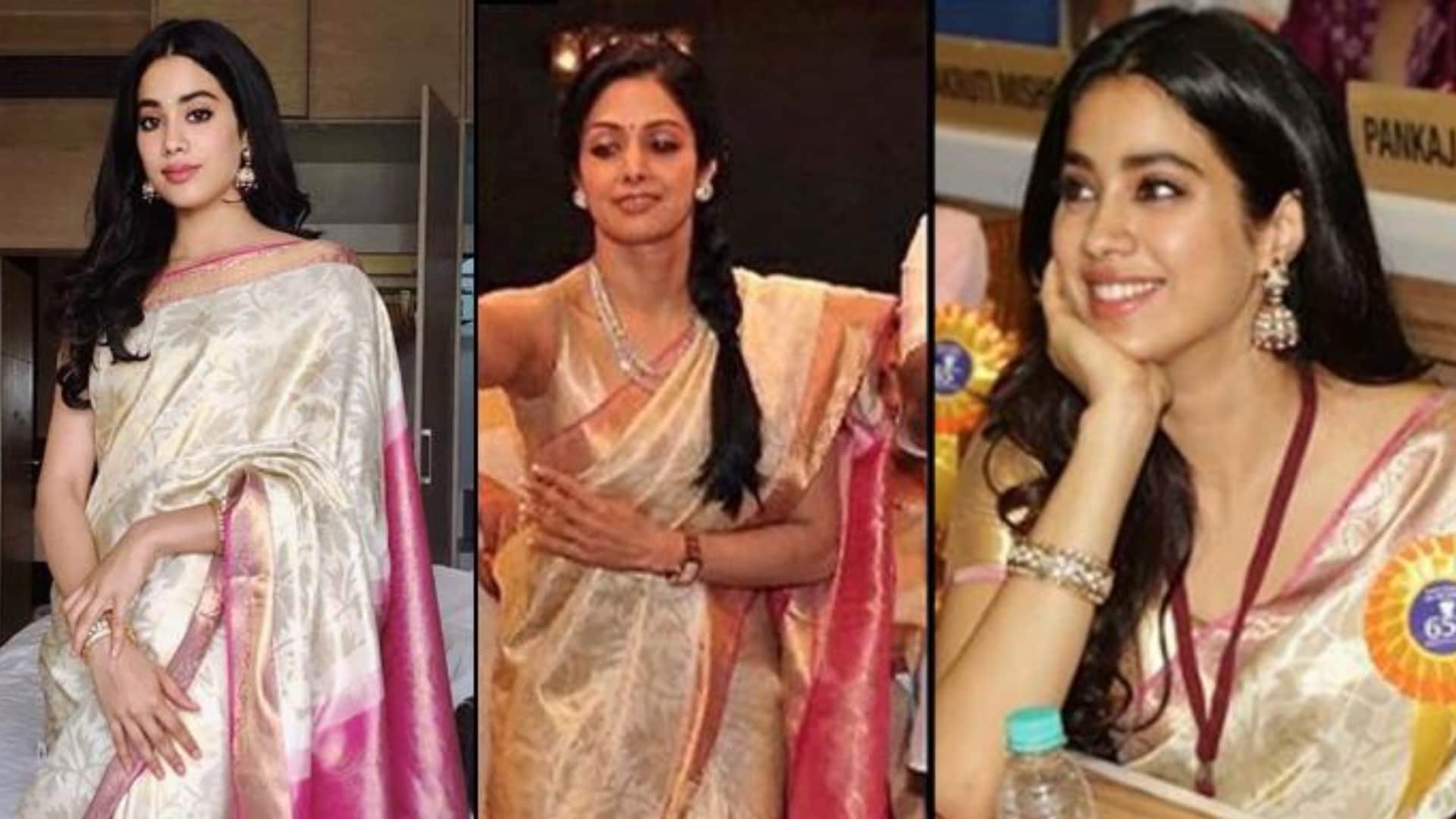 These Bollywood actress wore their mother Outfits Khushi Kapoor Suhana Khan Swara bhaskar Janhvi Kapoor